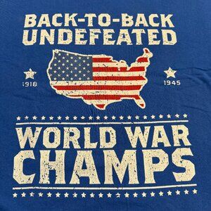 Back to Back World War Champs Men's Tshirt
